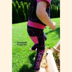 Leggings Luna für Babys, Kinder & Damen - Kombi-Schnittmuster im Format A0, A4 und Beamer