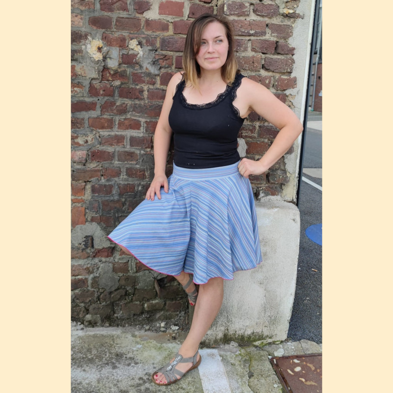 Hosen-Teller-Rock XS-XXXL "Tamina" - Damen-Schnittmuster Hosen-Teller-Rock XS-XXXL "Tamina" - Damen-Schnittmuster