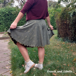 Hosen-Teller-Rock XS-XXXL "Tamina" - Damen-Schnittmuster
